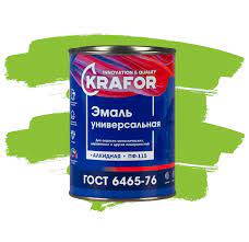 Эмаль KRAFOR ПФ-115 0,8кг зеленая