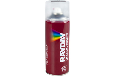 Эмаль аэрозольная RAYDAY алкидная универсал. RAL8017 520мл